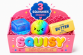 3-Piece Squishy Box – Rainbow Dumpling & Ice Cube & Butter Sensory Stress Relief Toy