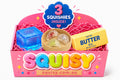 3-Piece Squishy Box – Shrimp Dumpling & Ice Cube & Butter Sensory Stress Relief Toy