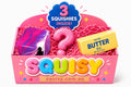 3-Piece Squishy Lucky Box – Random Squishy & Marble Cube & Butter Sensory Stress Relief Toy