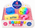 4-Piece Squishy Lucky Box –  Random Squishy & Ice Cube & Butter & Rainbow Dumpling Sensory Stress Relief Toy