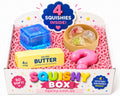4-Piece Squishy Lucky Box –  Random Squishy & Ice Cube & Butter & Shrimp Dumpling Sensory Stress Relief Toy