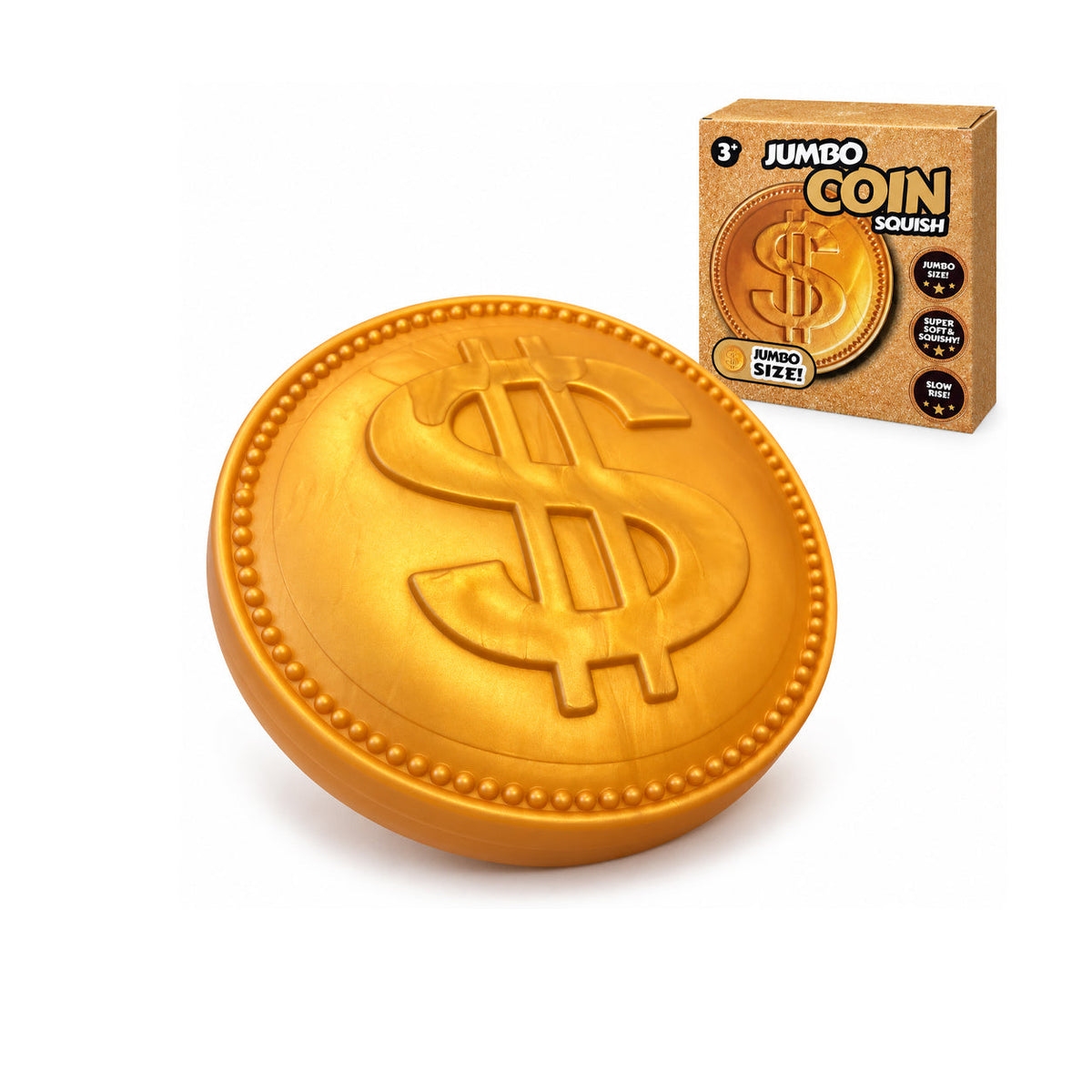 Jumbo Coin Squishy - 1-PIECE BOX