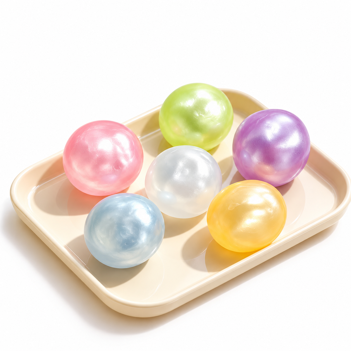 Coconut Oil Squishy Ball – Satisfying Sensory Toy - 1-PIECE BOX