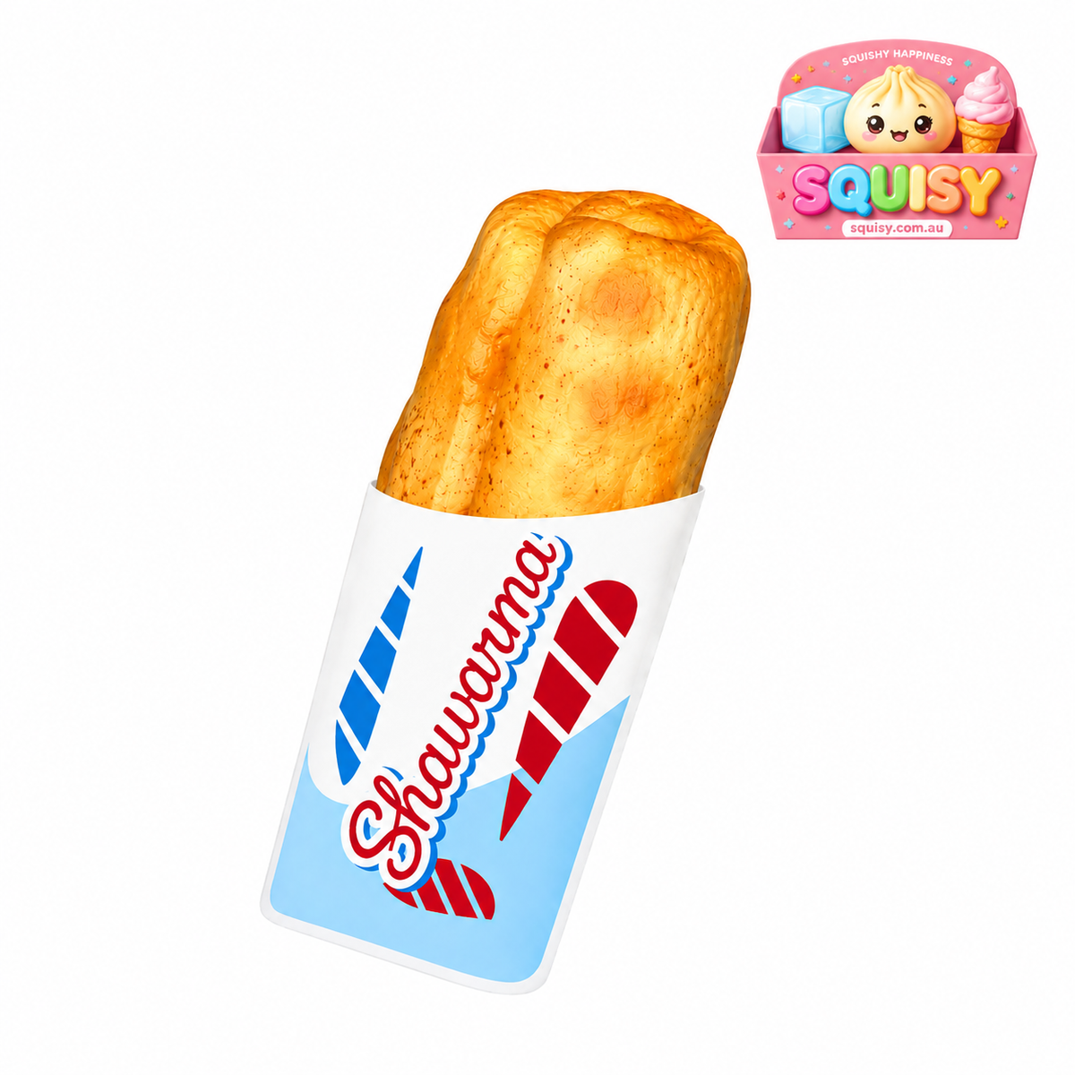 SQUISY Shawarma Squishy Sensory Stress Relief Toy - 1-PIECE BOX (Copy)