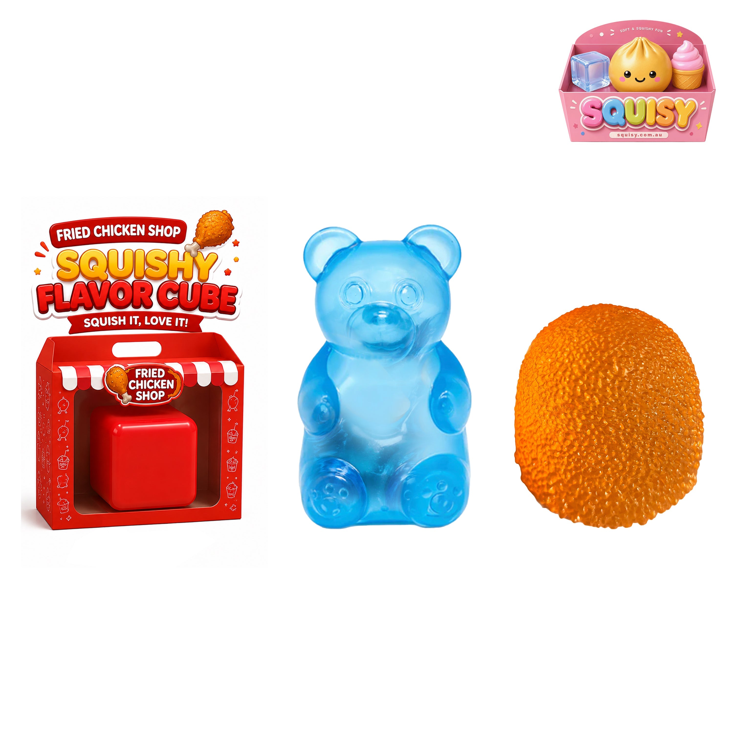 Fast Food Combo Pack - Sensory Stress Relief Toy