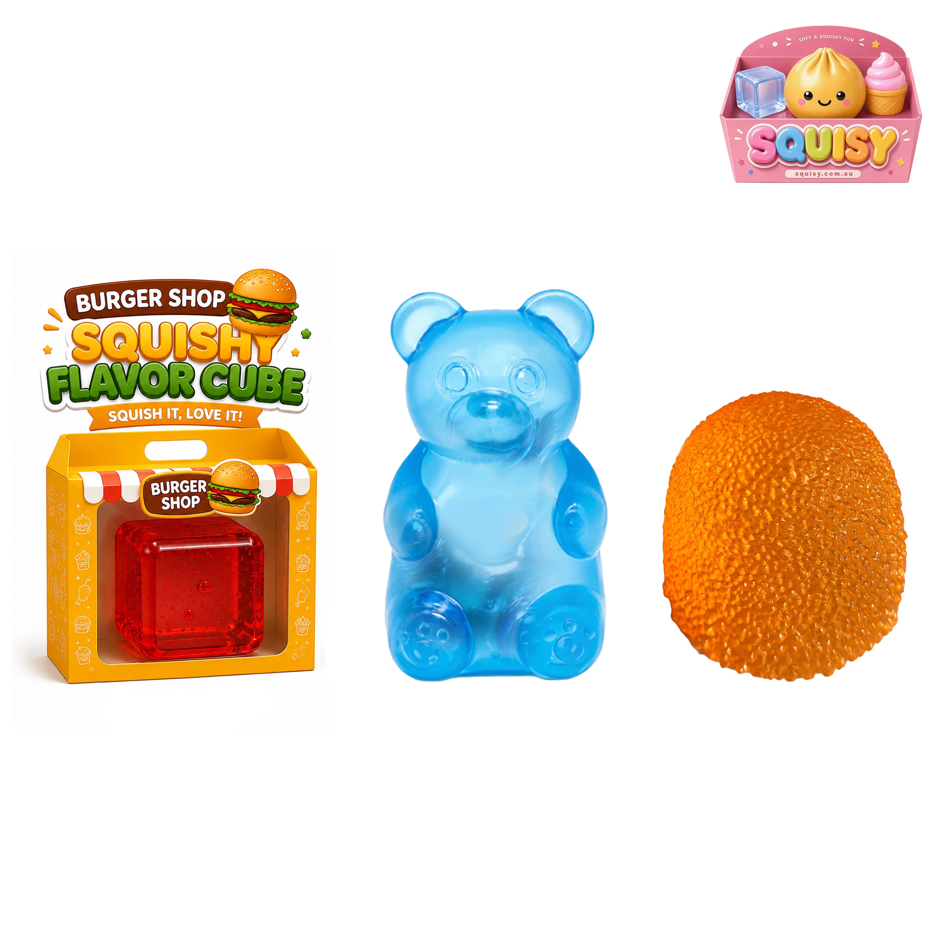 Fast Food Combo Pack - Sensory Stress Relief Toy