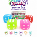 Jumbo Jelly Dice Squishy Sensory Stress Relief Toy - 1-PIECE BOX