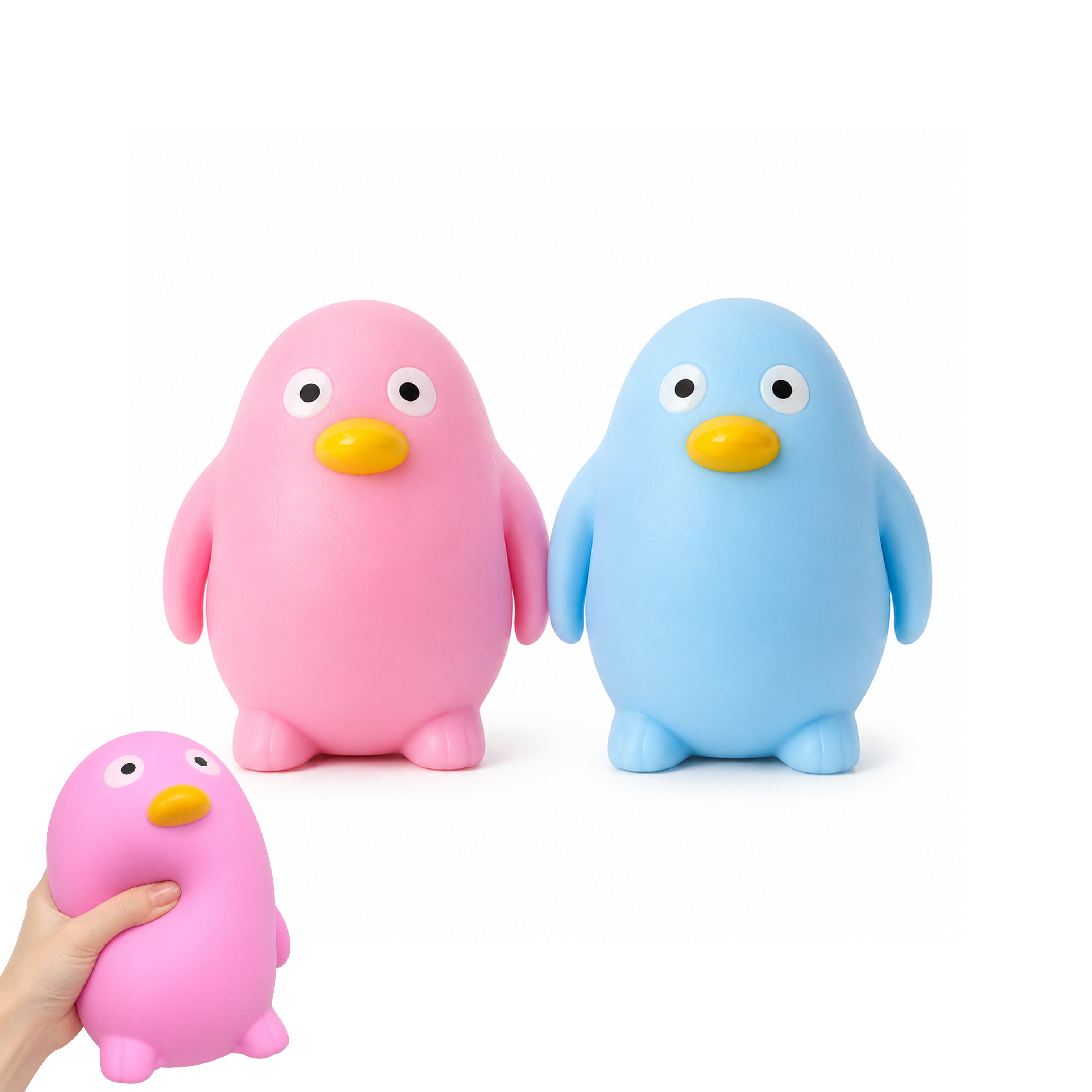 Jumbo penguin Squishy Sensory Stress Relief Toy - 1-PIECE BOX