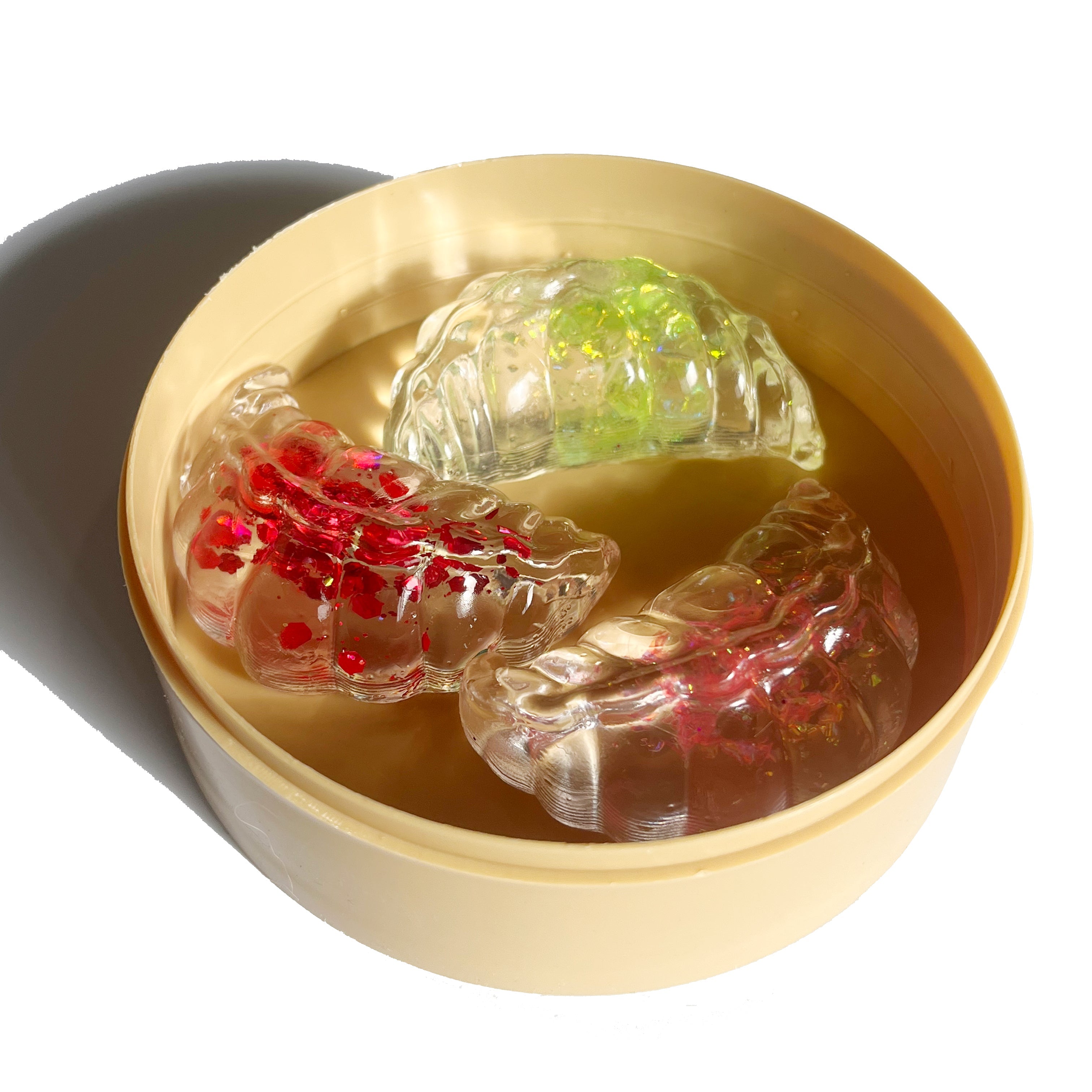 Soft Shrimp Dumpling Squishy Sensory Stress Relief Toy - 1-PIECE BOX