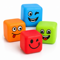 Soft Emotion Cube Squishy