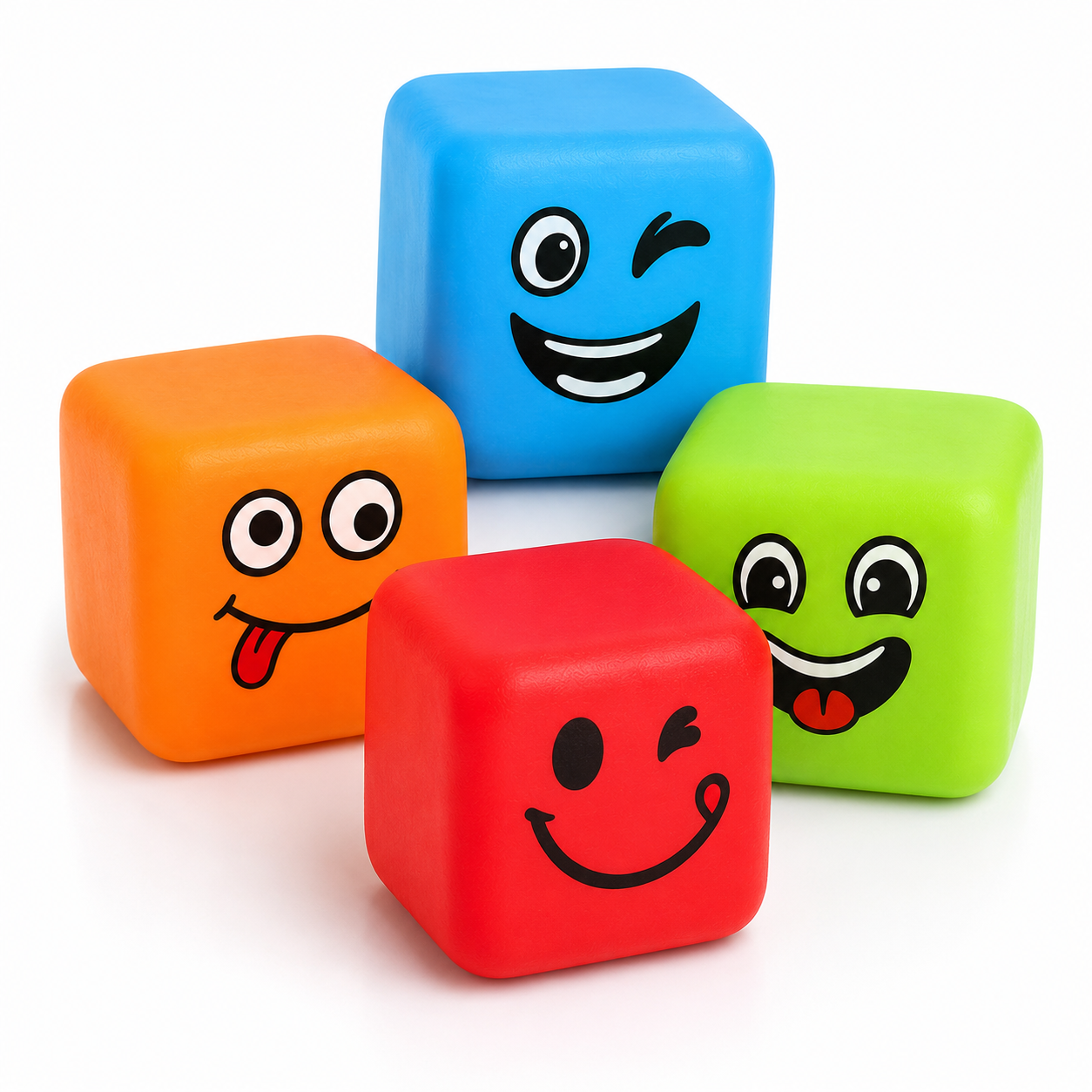 Soft Emotion Cube Squishy
