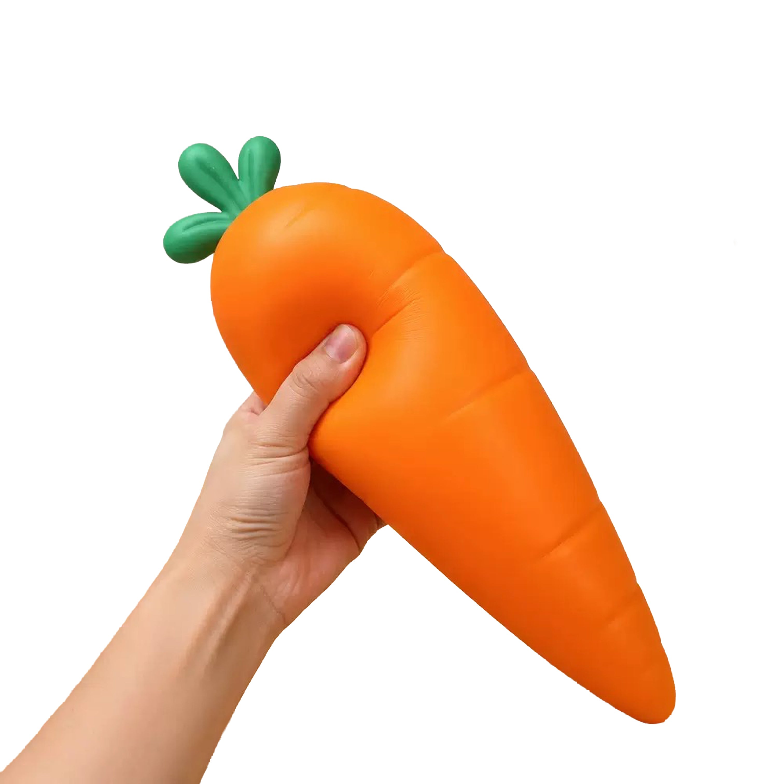 Jumbo Carrot Squishy Sensory Stress Relief Toy - 1-PIECE BOX
