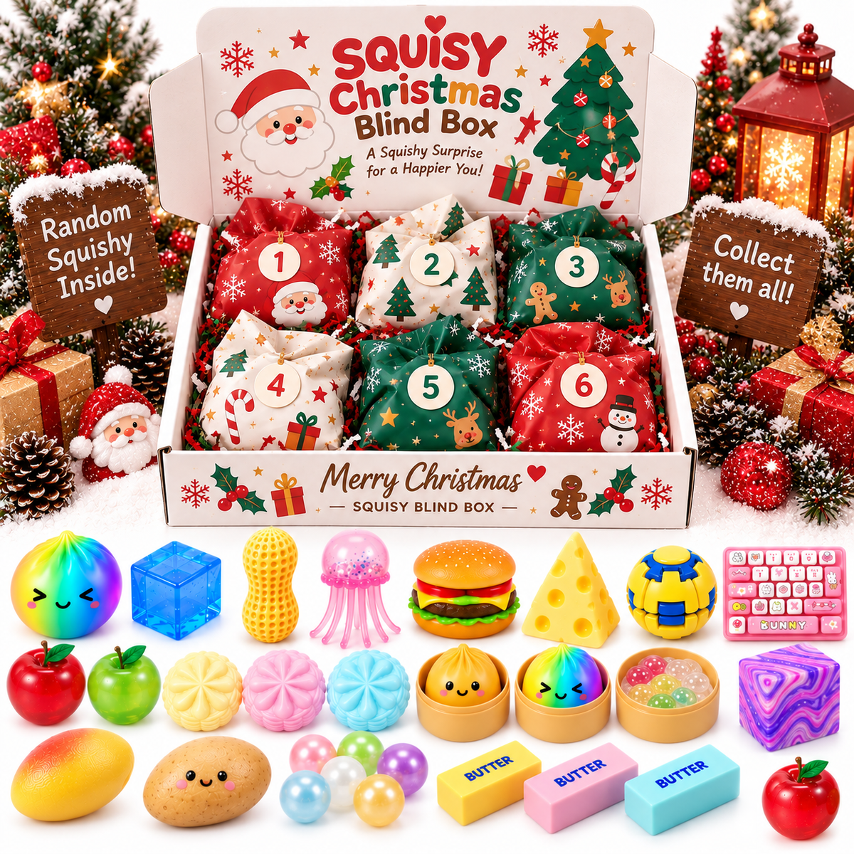 Christmas Gift  6 PCS Blind box