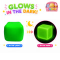 Glow Cube Squishy Sensory Stress Relief Toy - 1-PIECE BOX