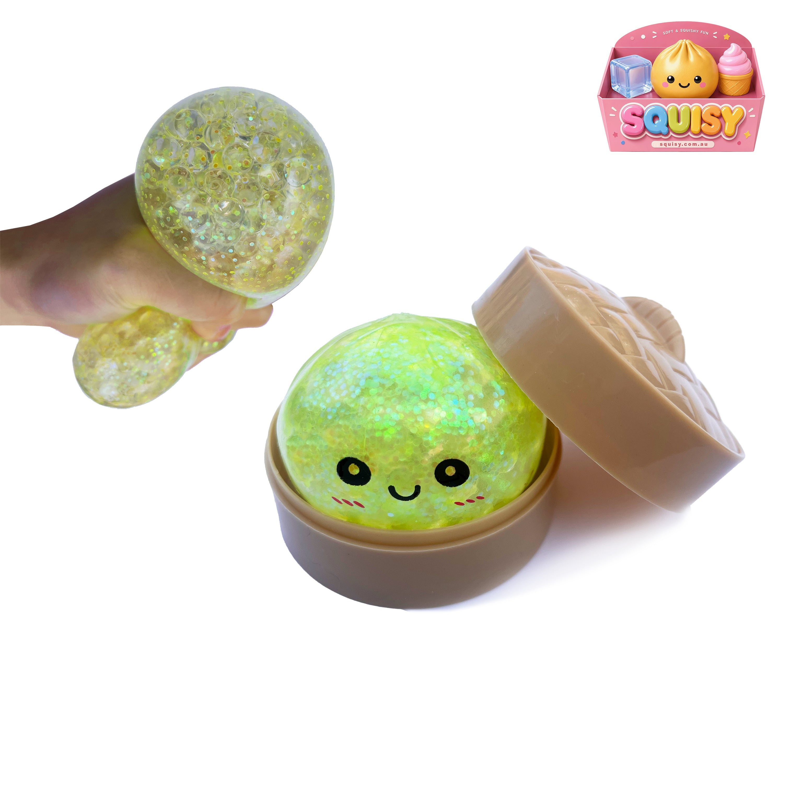 Small Dumpling Squishy (2 in) Sensory Stress Relief Toy - 1-PIECE BOX