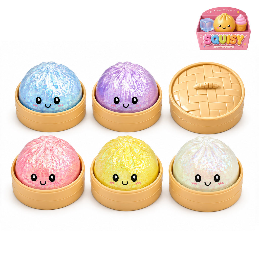 Soft Dumpling Squishy Sensory Stress Relief Toy - 1 Piece Squishy Box