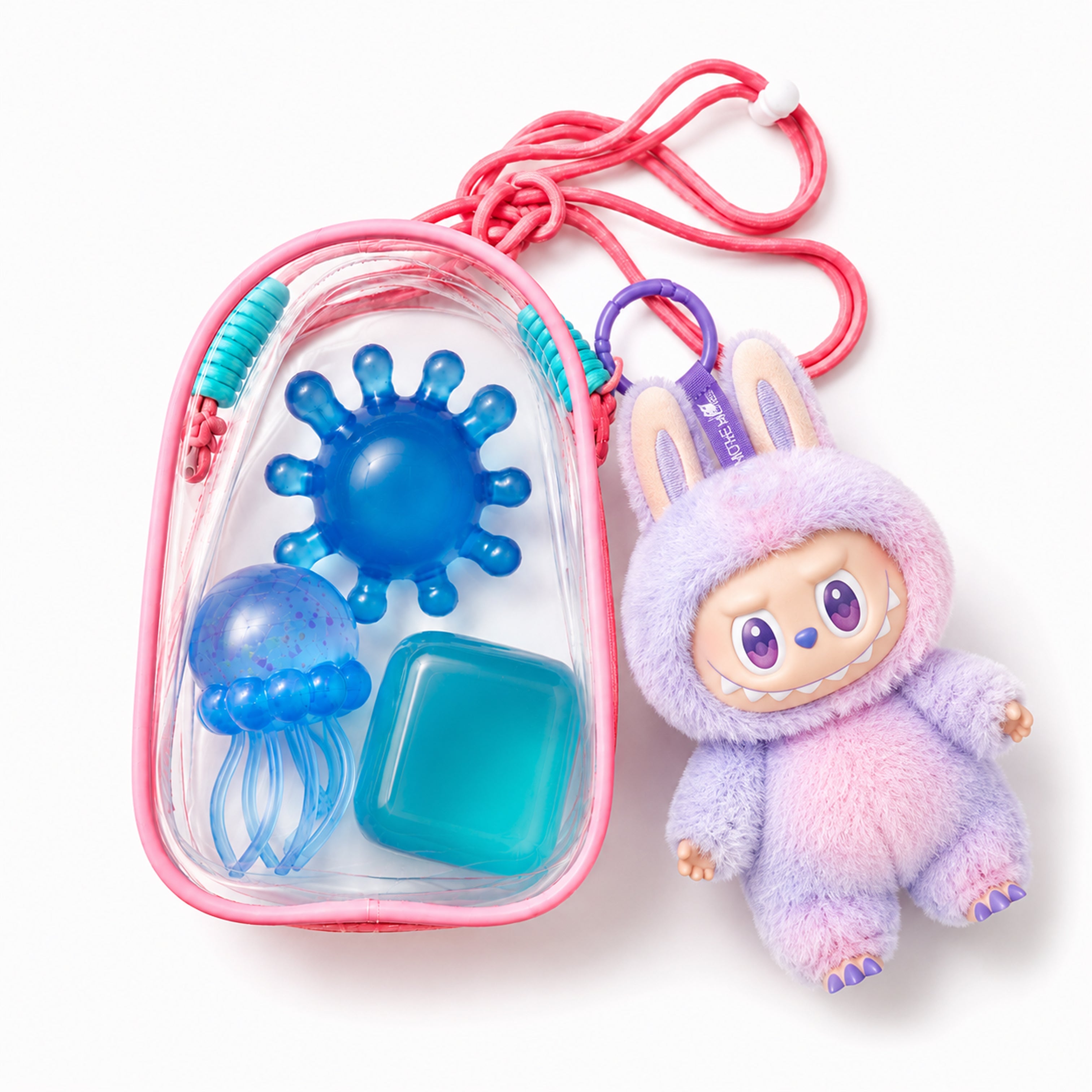Squishy Charm Bag – 3 Random Colour Squishies Inside